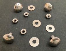 Lambretta Rear Rack Screws Nuts Washers x 4.