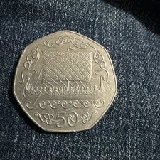 Isle of Man 50p Elizabeth II