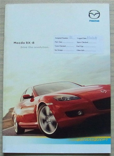 Mazda car sales brochure - car,