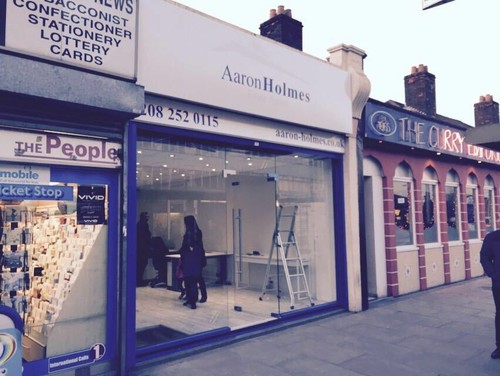 Aluminium glass shopfront - aluminium, &