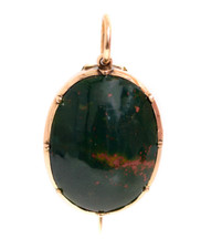 Antique 9ct Gold & Bloodstone