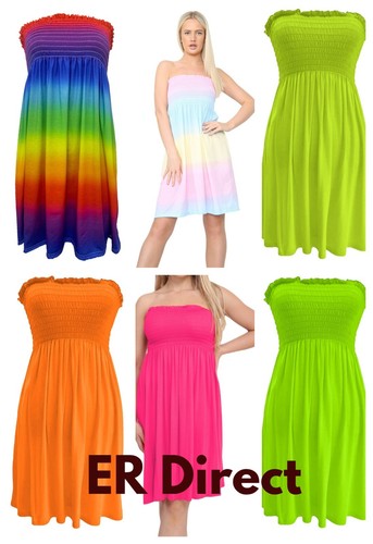 Womens summer strapless mini - summer,