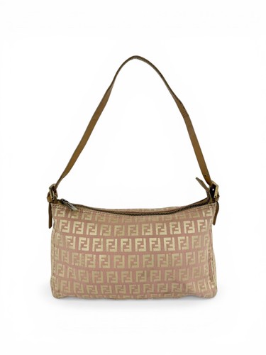 90s fendi zucca pink shoulder - 90s,