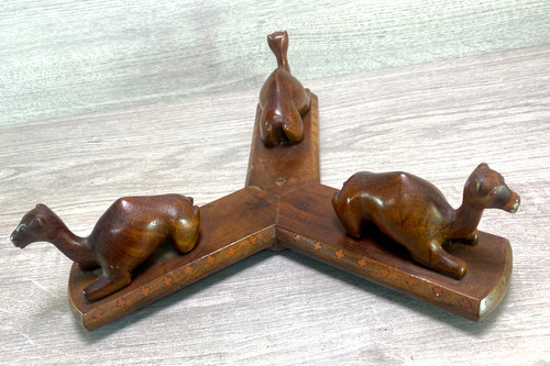 Antique teak hand carved - ,