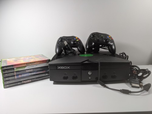 Original xbox console bundle - original,