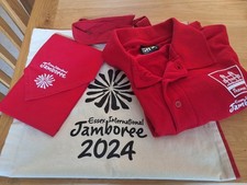 2024 Essex International Scout Jamboree - Polo Shirt - M (New), Necker and Bag