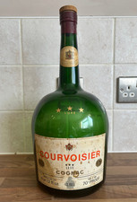 Courvoiser Luxe Three Star Cognac Brandy Bottle 6pt Size Large 16 Inch Height