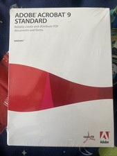 *BRAND NEW RARE* Adobe Acrobat 9 Standard for Windows Including Serial Number