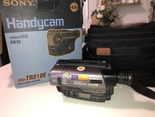 Sony Handycam CCD-TR810E PAL Video Hi8 Camcorder Steadicam - Never Used