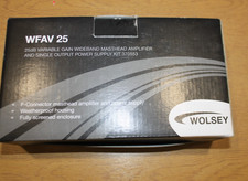 Wolsey WFAV 25 25dB Variable Gain Wideband Masthead Amplifier + PSU Kit