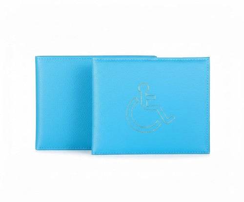 Premium blue leather disabled - premium,
