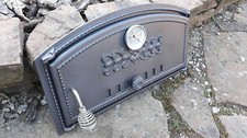 Cast Iron pizza oven door with