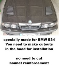 Vented hood BMW E34 Hood Vents