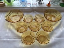 Bagley Amber Swirl 9 Piece