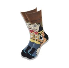 Novelty Character Woody Socks Toy Story Sheriff Colourful Pixar Fancy Dress Gift