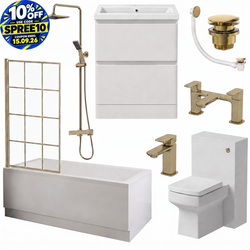 Complete bathroom suite - complete, 1700mm