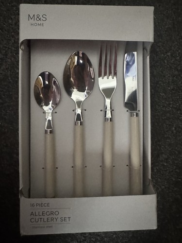 Pieces cream cutlery - m&s,