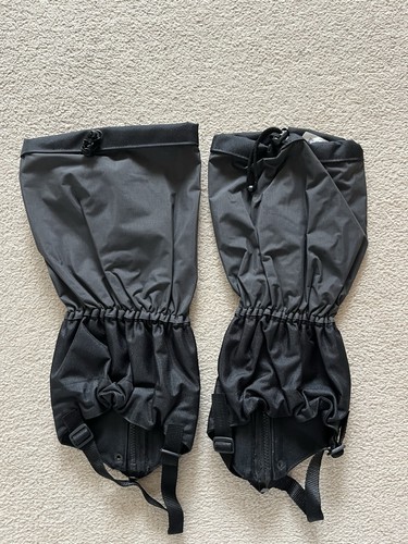 Black waterproof gaiters - black,