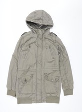 H&M Women's Grey Parka Jacket