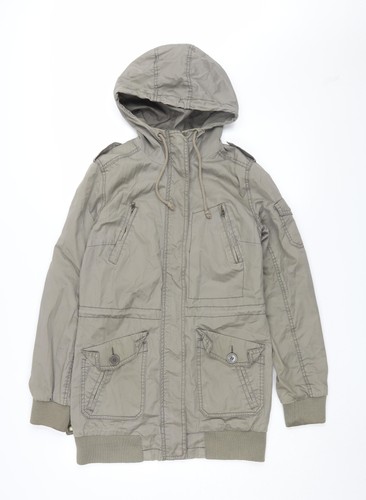Women grey parka jacket - h&m,