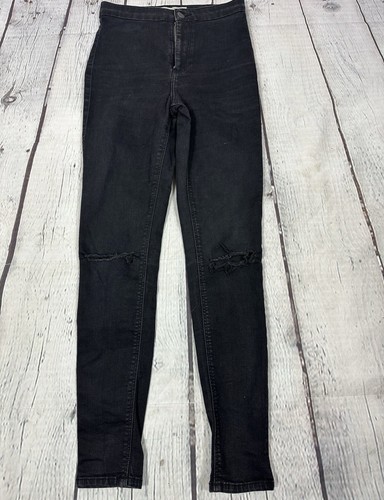 Topshop black joni denim - topshop,