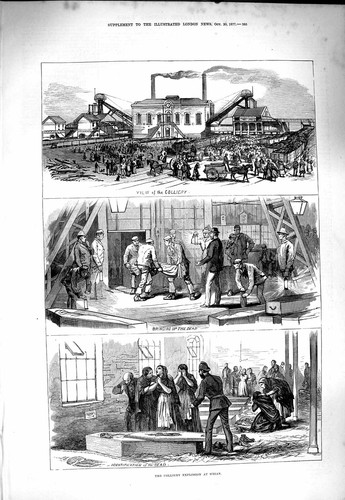 Original old antique print - original,