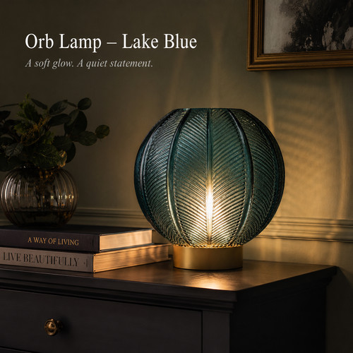 Orb lamp lake blue - lamp, |