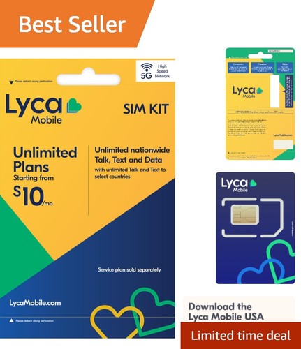 Lyca mobile prepaid sim - mobile, 5g/4g