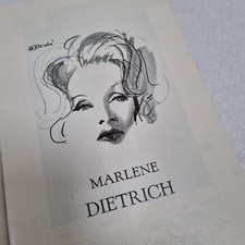 MARLENE DIETRICH AT THEATRE ROYAL BRIGHTON 1966
