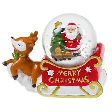 Christmas Snow Globe Sleigh