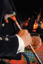 Classic Canes Multicoloured Tartan Height Adjustable Fashion Derby Walking Stick