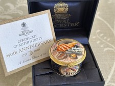 Royal Worcester Flight Barr Sea-Shells Trinket Pill Box 258/500 Limited Edition