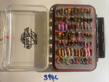 White River Foam Fly Box With Bead Heads Shrimps Buzzers 154 Fly Fishing Flies