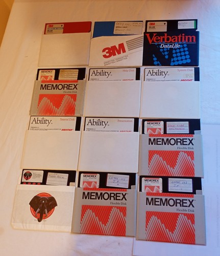Vintage floppy disk - 5.25",