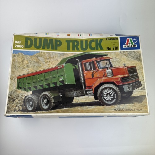 Vintage italeri dump truck - vintage, no