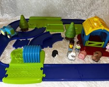 ELC Happyland Blue Road Track Farm Animals Figures Tractor Early Learning Centre