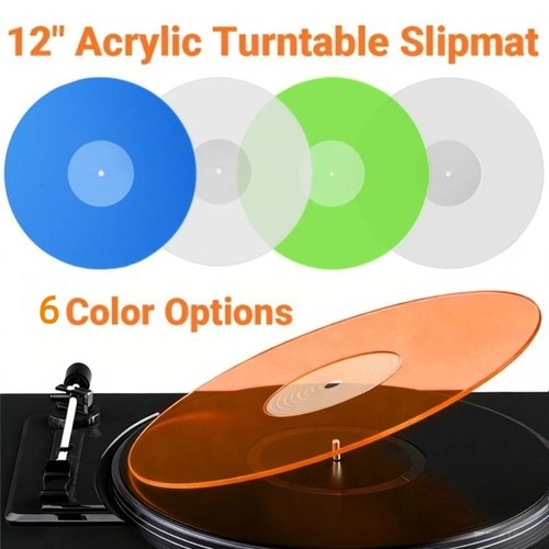 Acrylic turntable mat - turntable, inch