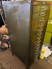 All Steel 15 Drawer Filing Cabinet onLegs Stor Bisley Leyland Retro Lincolnshire
