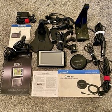 Garmin Aera 560 Portable Aviation GPS w Cords Mount Dock GXM40 Antenna & More