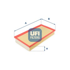 AIR FILTER 30.077.00 UFI I
