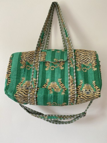 Duffle bag indian - bag,indian, quilted