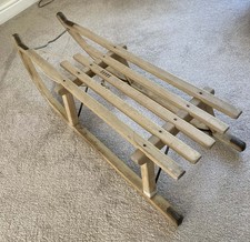Vintage Davos Wooden Sledge