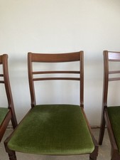 4 Teak Wood Dining Room Chairs Meredew