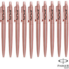 PERSONALISED ENGRAVED PARKER JOTTER ROSE GOLD BALL POINT PEN - SPECIAL EDITION
