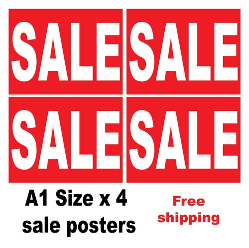 Sale posters signs - 4,