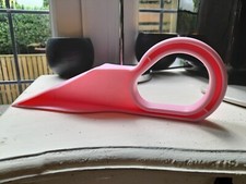 Extra large pink plastic door wedge used shabby chic