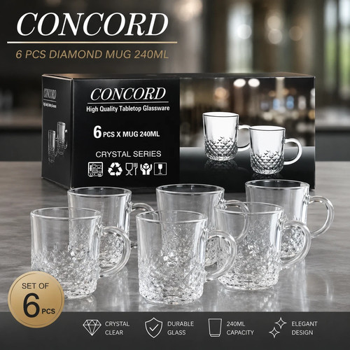240ml coffee concord mugs - 240ml,