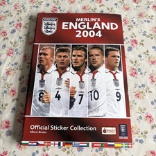 Merlin Topps England 2004 Euro Championship. 100% Complete. Hard cover VERY RARE