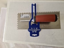 Marshalltown M702Sd Notched Trowel Square 1/4In Durasoft Handle 11 X 4.1/2In M/T