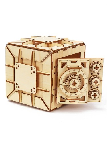 Wooden puzzle box advanced - 3d,